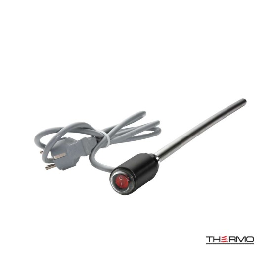 Thermo Ηλεκτρική Αντίσταση 600w Θερμαινόμενης Πετσετοκρεμάστρας Silk Black