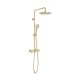 Vado, Θερμοστατική Στήλη 2 Εξόδων,  Brushed Gold PVD