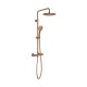 Vado, Θερμοστατική Στήλη 2 Εξόδων,  Brushed Bronze PVD