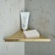 Vado Γωνιακό Ράφι, Brushed Gold PVD