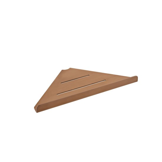 Vado Γωνιακό Ράφι, Brushed Bronze PVD
