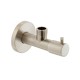 Vado, Γωνιακή Βαλβίδα 1/2" x 1/2", Brushed Nickel PVD