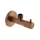 Vado, Γωνιακή Βαλβίδα 1/2" x 1/2", Brushed Bronze PVD