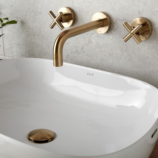 Vado Βαλβίδα Νιπτήρος Clik-Clack, Brushed Gold