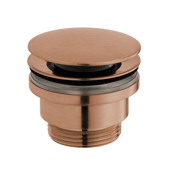 Vado Βαλβίδα Νιπτήρος Push Open, Brushed Bronze PVD