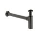 Vado Σιφώνι Νιπτήρος, Brushed Black PVD