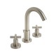 Vado Elements, Μπαταρία Νιπτήρος 3ων Οπών, με Βαλβίδα Pop-Up, Brushed Nickel PVD