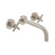 Vado Elements, Επίτοιχη Μπαταρία Νιπτήρος (Εκροή 20cm), Brushed Nickel PVD