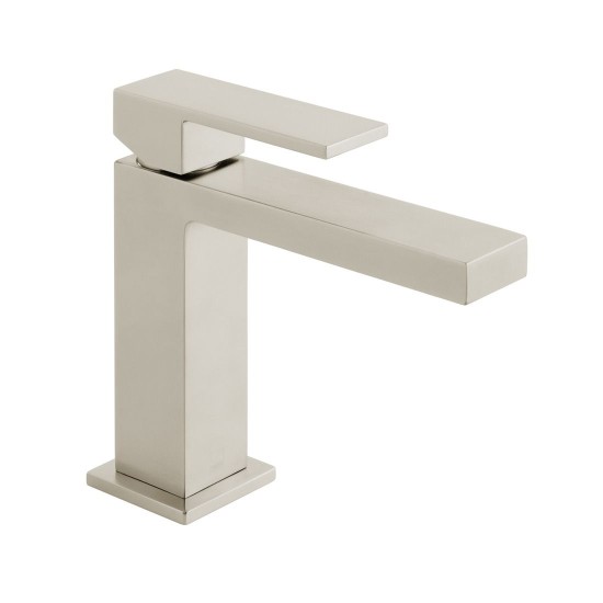 Vado Notion Slimline Mono, Μπαταρία Νιπτήρος, Brushed Nickel PVD