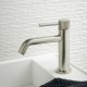Vado Origins Slimline Mono, Μπαταρία Νιπτήρος,  Brushed Nickel PVD