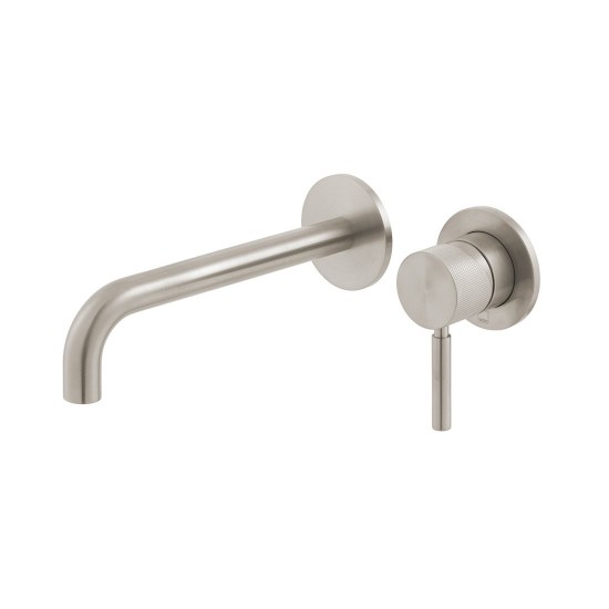 Vado Origins, Επίτοιχη Μπαταρία Νιπτήρος (Εκροή 18cm), Brushed Nickel PVD