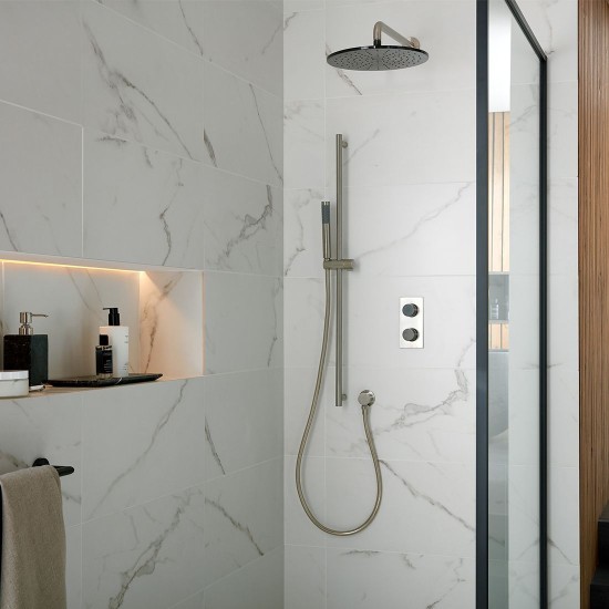 Vado, Κυκλική Παροχή,  Brushed Nickel PVD