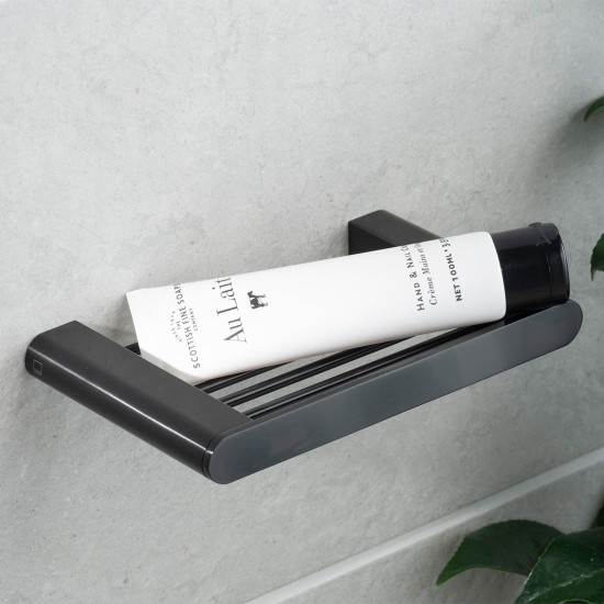 Vado Photon, Επίτοιχη Σχαρωτή Σαπουνοθήκη, Brushed Black PVD