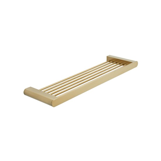 Vado Photon, Επίτοιχο Ράφι 38cm, Brushed Gold PVD