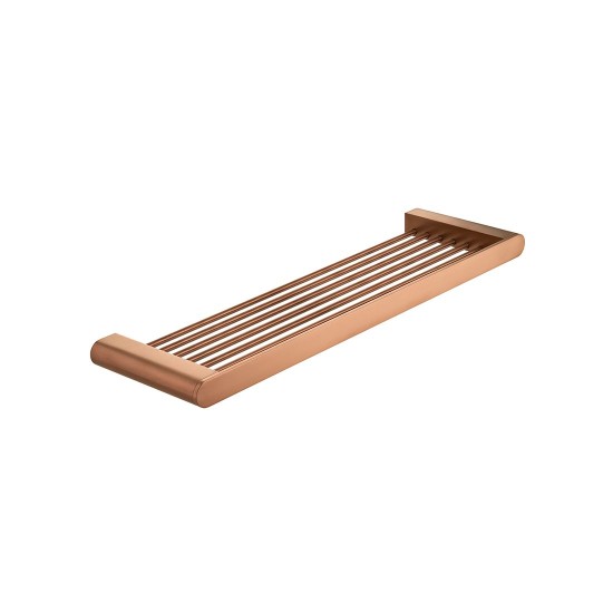 Vado Photon, Επίτοιχο Ράφι 38cm, Brushed Bronze PVD