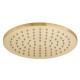 Vado, Slimline, Κυκλική Κεφαλή 20cm, Brushed Gold PVD