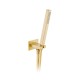 Vado, Instinct, Παροχή, Βάση, Σπιράλ 150cm και Τηλέφωνο, Brushed Gold PVD