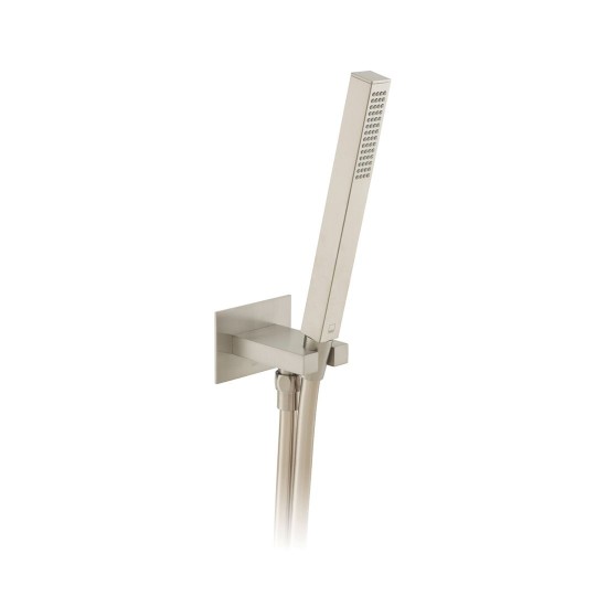 Vado, Instinct, Παροχή, Βάση, Σπιράλ 150cm και Τηλέφωνο, Brushed Nickel PVD