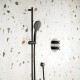 Vado, Βέργα με Σπιράλ και Τηλέφωνο, Brushed Black PVD