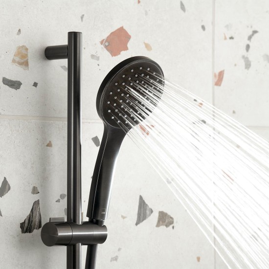 Vado, Βέργα με Σπιράλ και Τηλέφωνο, Brushed Black PVD