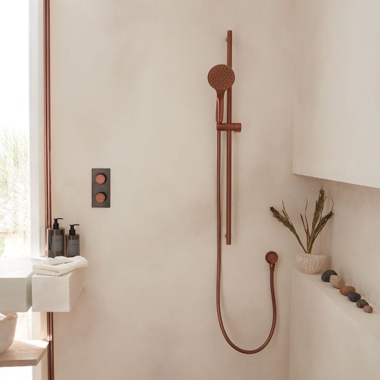 Vado, Βέργα με Σπιράλ και Τηλέφωνο, Brushed Bronze PVD