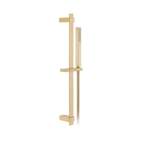 Vado, instinct, Βέργα 60cm, Σπιράλ 150cm και Τηλέφωνο, Brushed Gold PVD