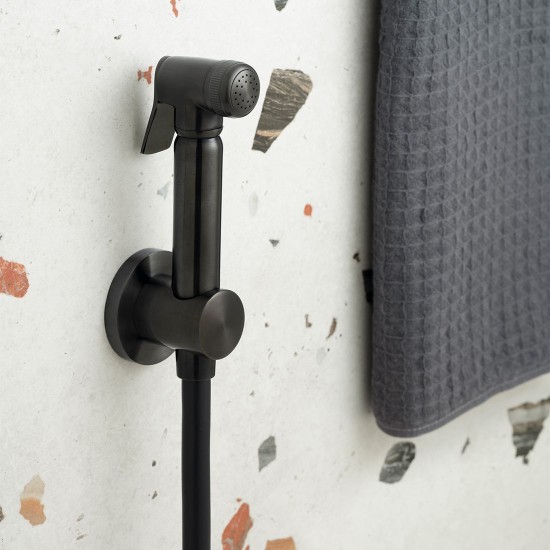 Vado, Τηλέφωνο και Βάση (Σύστημα Μπιντέ), Brushed Black PVD