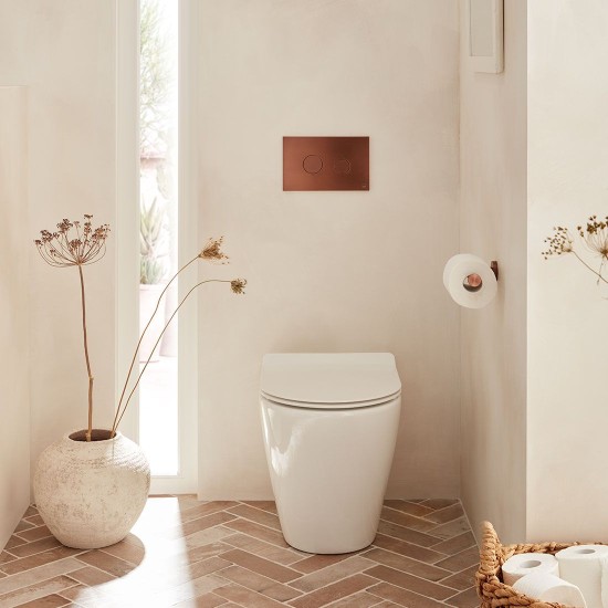Vado Spa, Επίτοιχη Χαρτοθήκη, Brushed Bronze PVD