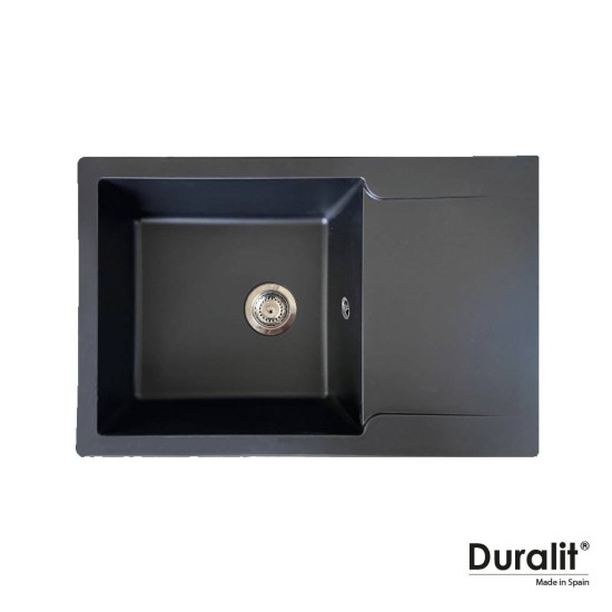 Duralit KN Νεροχύτης Βαρέου Τύπου 79X50cm Graphite