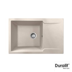 Duralit KN Νεροχύτης Βαρέου Τύπου 79X50cm Beige