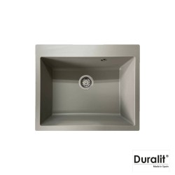 Duralit Νεροχύτης Βαρέου Τύπου 60X50cm Concrete