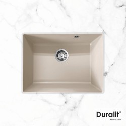 Duralit Νεροχύτης Βαρέου Τύπου Υποκαθήμενος 60X50cm, Beige