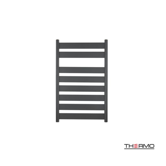 Thermo Largo, Θερμαινόμενη Πετσετοκρεμάστρα 80x50cm, Black Matt Thermo Largo, Θερμαινόμενη Πετσετοκρεμάστρα 80x50cm, Black Matt