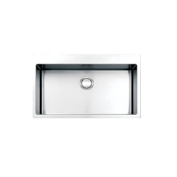 Appel Νεροχύτης Linear Plus  77Χ51cm με μια γούρνα, για ερμάριο 80cm.