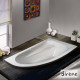 Sirene Marina 160x90cm, Ασσύμμετρη Μπανιέρα Δεξιά, Λευκή Sirene Marina 160x90cm, Ασσύμμετρη Μπανιέρα Δεξιά, Λευκή