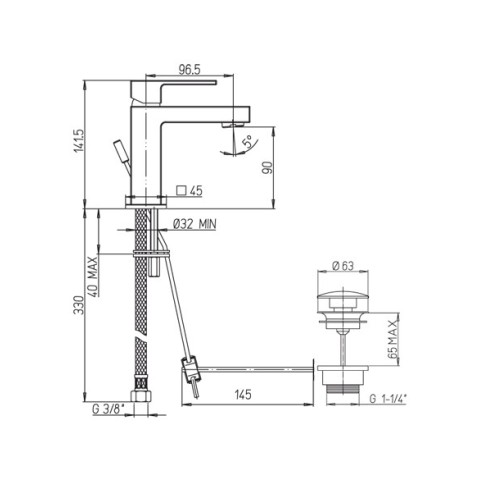 Argo More, Μπαταρία Νιπτήρος Χρωμέ