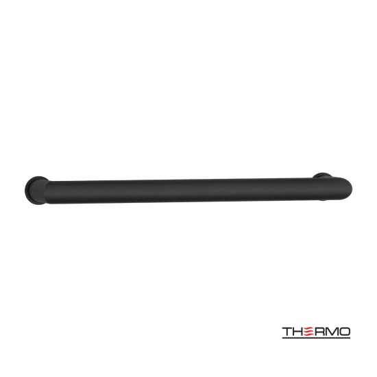 Thermo Neli Θερμαινόμενη Πετσετοκρεμάστρα Inox 53,8 Silk Black