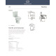 Porcher Noebis pack, Λεκάνη Χ/Π, πισω σιφώνι, Λευκή