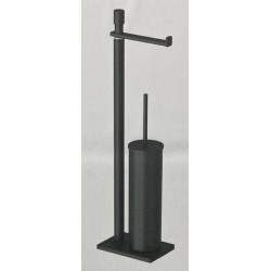Progetto, Επιδαπέδια Χαρτοθήκη με Πιγκάλ 60cm, Black Progetto, Επιδαπέδια Χαρτοθήκη με Πιγκάλ 60cm, Black