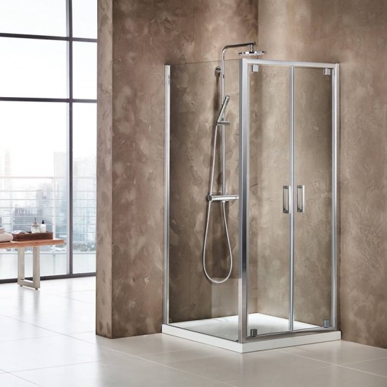 Axis Twin Pivot 90 (87-91cm) Ανοιγόμενη πόρτα Chrome Clean Glass Axis Twin Pivot 90 (87-91cm) Ανοιγόμενη πόρτα Chrome Clean Glass