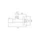 Vado, Γωνιακή Βαλβίδα 1/2" x 1/2", Χρωμέ Vado, Γωνιακή Βαλβίδα 1/2" x 1/2", Χρωμέ