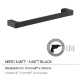 Gedy Pirenei, Επίτοιχη Πετσετοθήκη 35cm, Black Matt