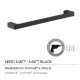 Gedy Pirenei, Επίτοιχη Πετσετοθήκη 45cm, Black Matt