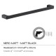 Gedy Pirenei, Επίτοιχη Πετσετοκρεμάστρα 60cm, Black Matt