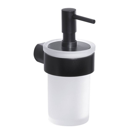 Gedy Pirenei, Επίτοιχο Dispenser, Black Matt