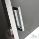 Axis Quadrant 90 (87-89cm), Διαχωριστικό ντουζιέρας ημικυκλικό, Χρωμέ Clean Glass.