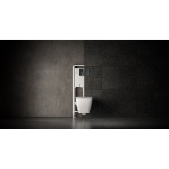 Ideal Standard ProSys™ 120 εντοιχιζόμενο καζανάκι με πλαίσιο στήριξης δαπέδου για κρεμαστή λεκάνη