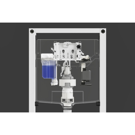 Ideal Standard ProSys™ 120 εντοιχιζόμενο καζανάκι με πλαίσιο στήριξης δαπέδου για κρεμαστή λεκάνη