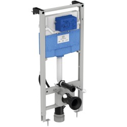 Ideal Prosys 120 εντοιχιζόμενο καζανάκι με πλαίσιο στήριξης δαπέδου για ηλεκτρονική λεκάνη μπιντέ