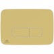 Ideal Standard Oleas M3, πλακέτα II λειτουργιών, για καζανάκι ProSys, Brushed Gold